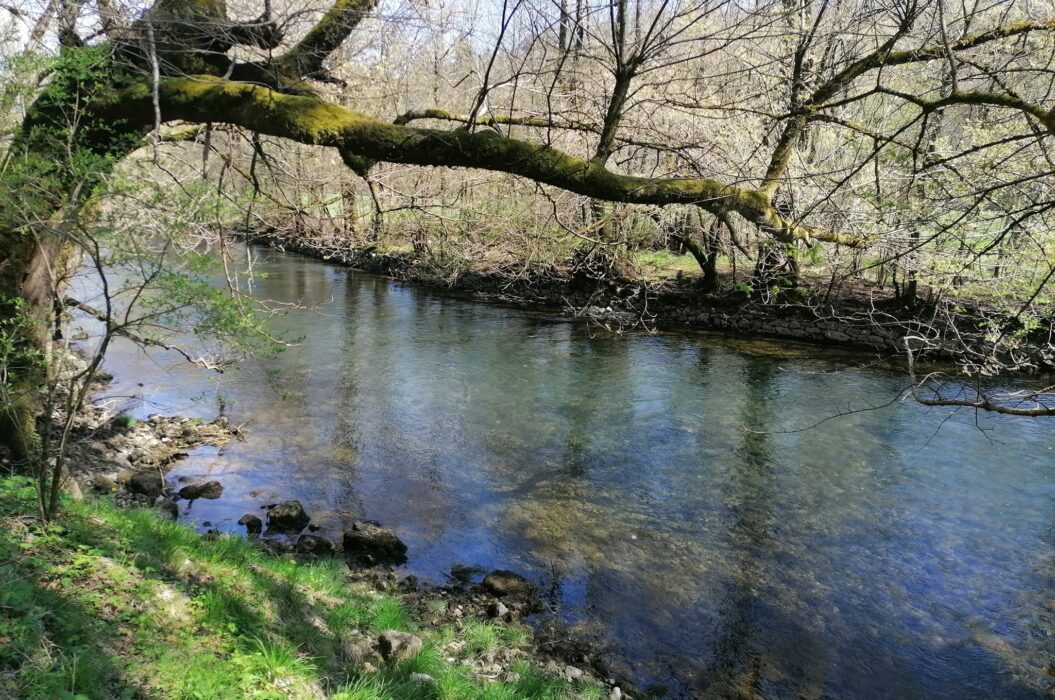 Reka Unica ob Sclikini učni poti